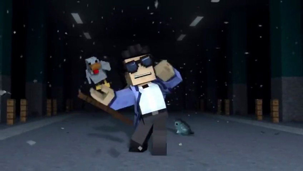 Minecraft Style (parodie de Gangnam Style à la façon Minecraft)