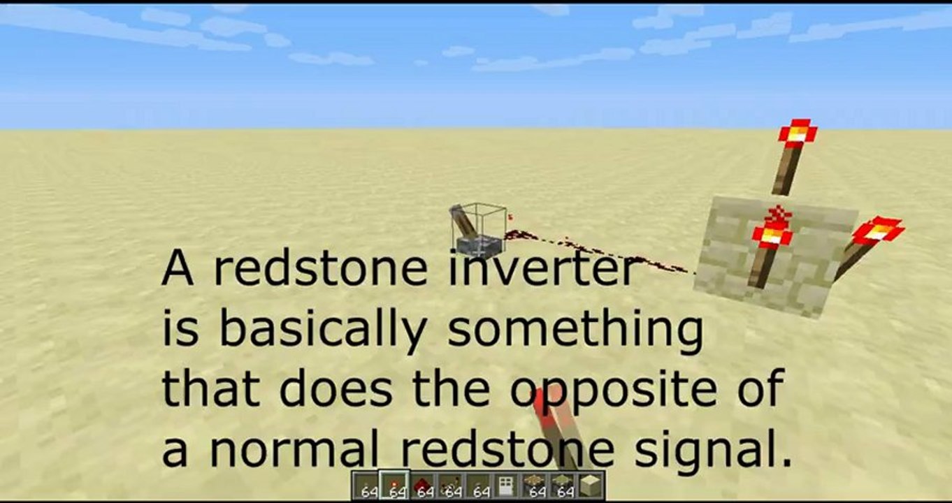Redstone Inverter Tutorial - Minecraft Redstone Tutorial apps