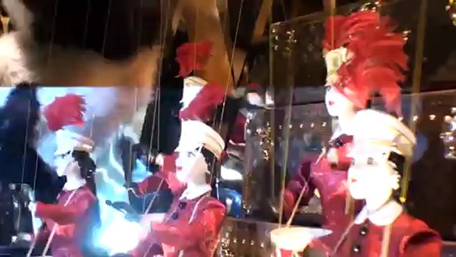 Christmas Windows at the Galeries Lafayette Paris - Paris By Night