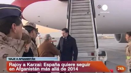 Rajoy in Afghanistan pledges Spanish presence after 2014
