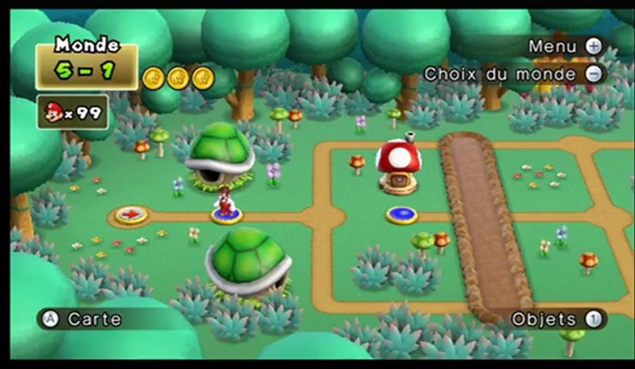 WT - Mario Bros Wii part (18) (fin) monde 9 + mini détente