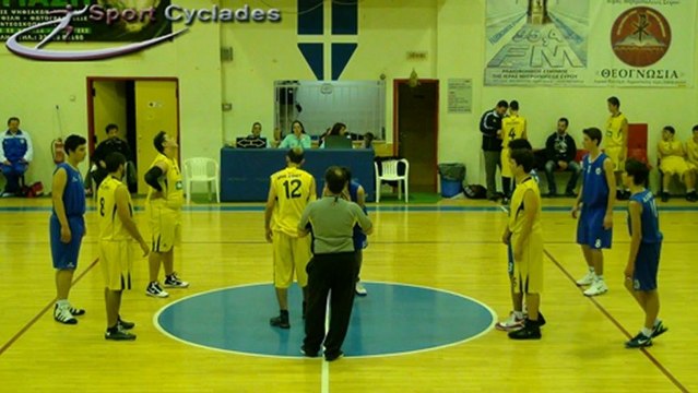 Εφήβων. Άρης Σύρου-ΑΟ Πάρου 43-47. Φώτος