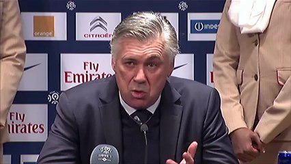 Conférence de presse Paris Saint-Germain - Olympique Lyonnais : Carlo ANCELOTTI (PSG) - Rémi GARDE (OL) - saison 2012/2013