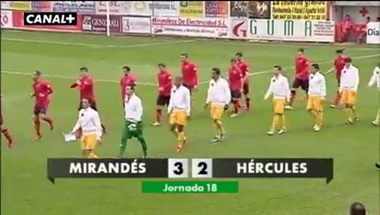 Liga Adelante  Mirandés 3  Hércules  2