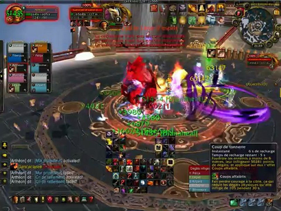 wow raid 90 caveau Mogu'shan 10 normal Gara'jal le Lieur d'esprit (3 iem boss) guilde les rastas  la video est en vue du tank
