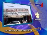 Chimbote Galerias presentan graves deficiencias en seguridad