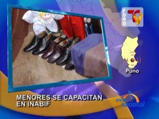 Puno Menores de los albergues de INABIF aprenden diversos oficios