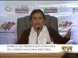 CNE ofrece primer boletín de resultados electorales