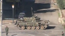 Syrian Army Tank in Daraa