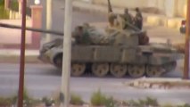 Syrian Army Tanks in Homs