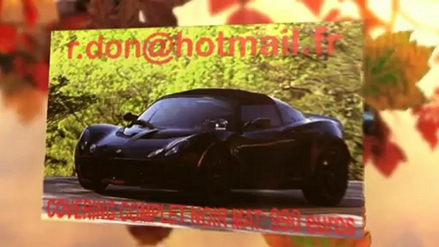 Lotus Elise, Lotus Elise, essai video Lotus Elise, covering Lotus Elise, Lotus Elise peinture noir mat