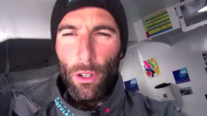 Vendée Globe 2012/2013 - Jour 37 - Les cinquantièmes hurlants pour Armel Le Cléac'h