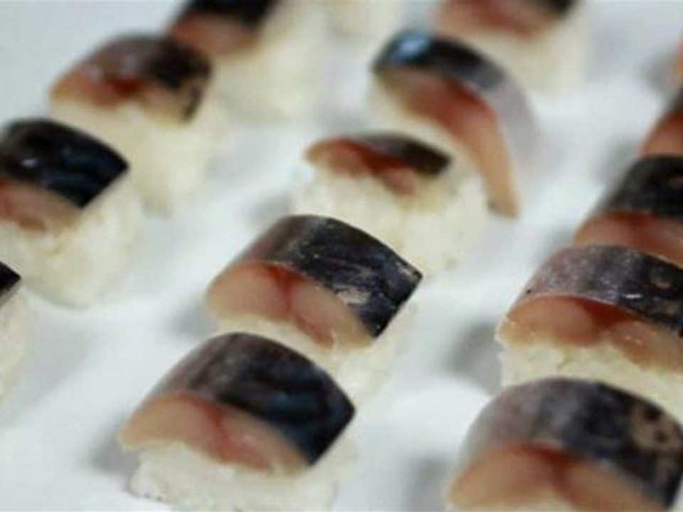 How To Make Cured Mackerel Sushi video Dailymotion