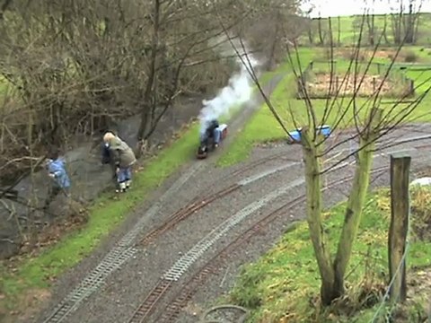 Echtdampftreffen 5 Zoll Gartenbahn Nikolausdampf 09.12.2007 im Huserland