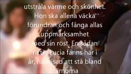 Luciaturken - Sverige, Lucia 2012 (Swedish Lucia)