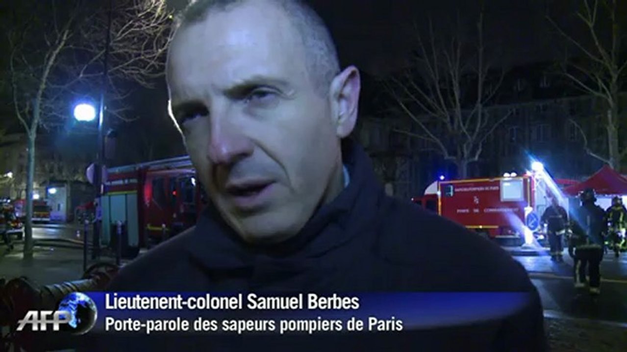 Trois blessés sérieux dans l'incendie d'un immeuble à Paris