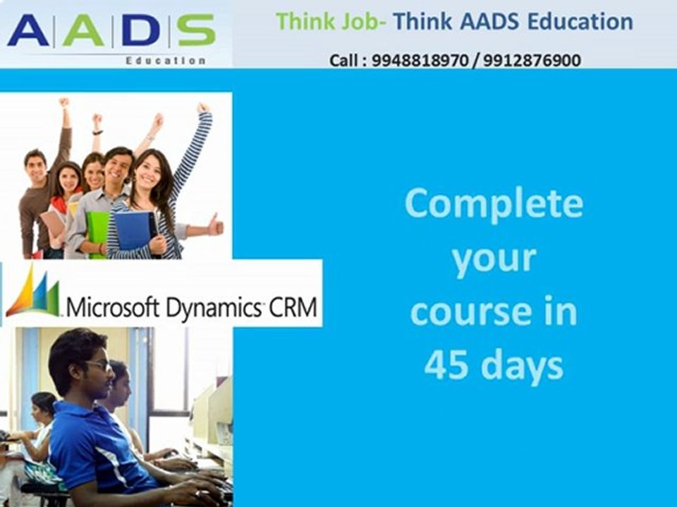 Dynamics CRM Training, Microsoft Dynamics CRM 2011 Training, CRM Training