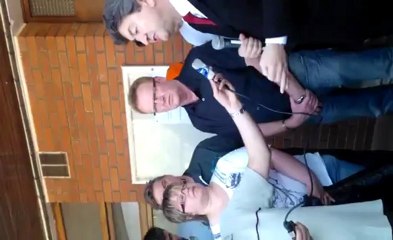 Jean - Luc Mélenchon front des luttes Mérif Filber.