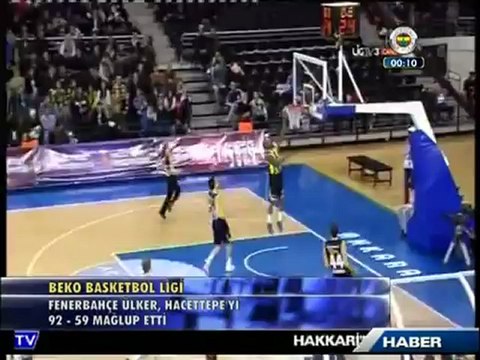 16 Aralık 2012 Fenerbahçe Ülker Hacettepe Maçı Özeti