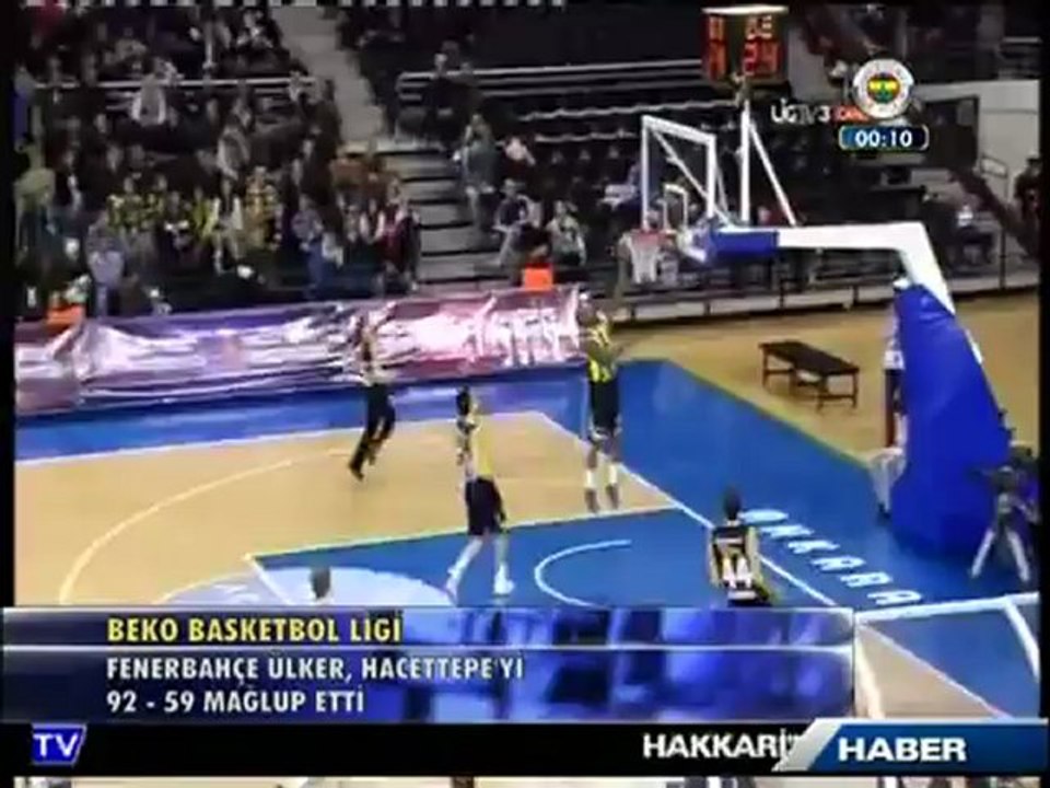 16 Aralık 2012 Fenerbahçe Ülker Hacettepe Maçı Özeti