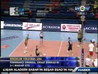 16 Aralık 2012 Fenerbahçe Grundig Ziraat Bankası Maçı Özeti
