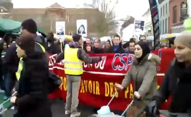 MANIFESTATION SANS PAPIERS LILLE 16 DECEMBRE 2012