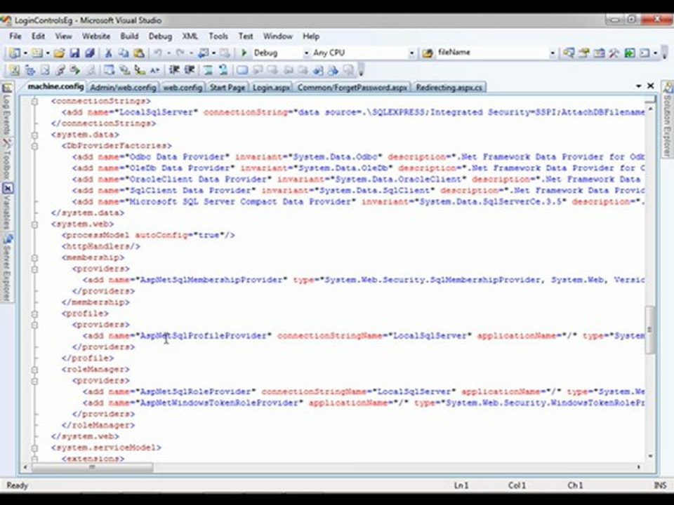 WebMachineIntegrationOfAspnetDbintoTheUserDefinedDataBase 19 of 43