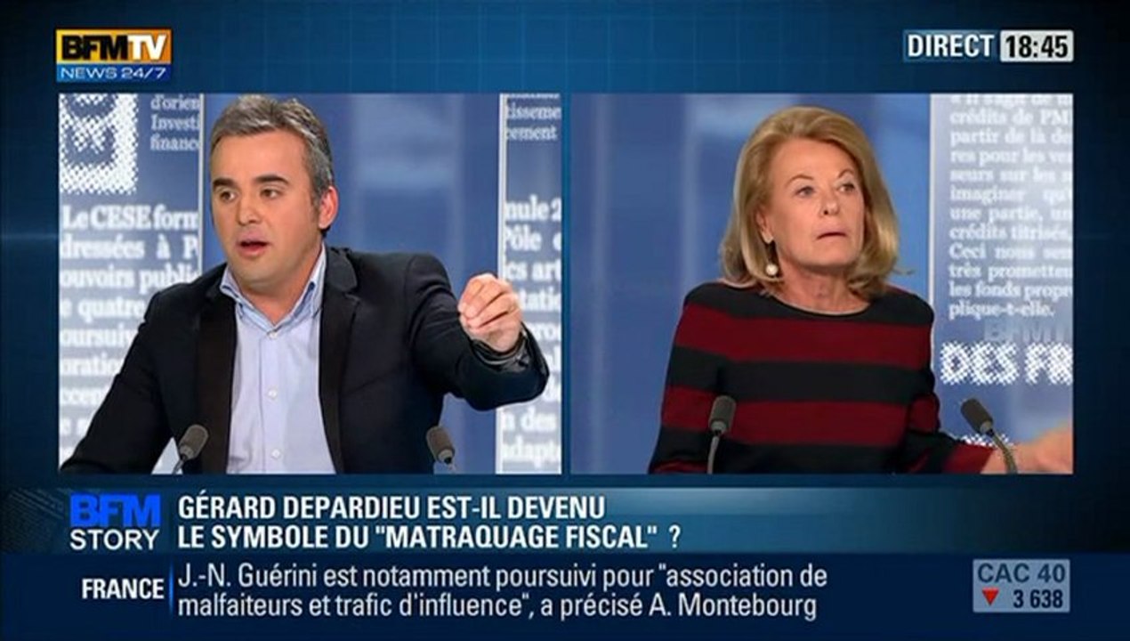 Alexis Corbière à "BFM Story" sur BFMTV  le 17/12/2012