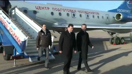 [ISS] New Expedition 34 Crew Arrive at Launch Site