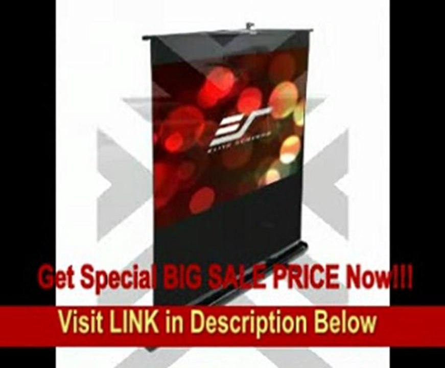 Elite Screens EZ Cinema Floor Pull Up Projection Screen, 16:9 Aspect Ratio-150in. (Max White)