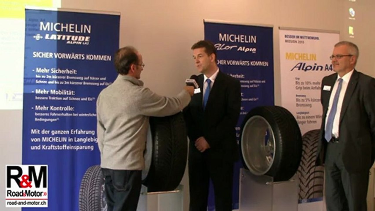 Michelin sicherer Eingang im Winter Alpin A4