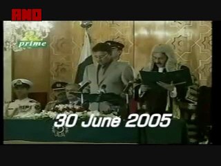 Iftikhar Chawdhry taking Oath under PCO