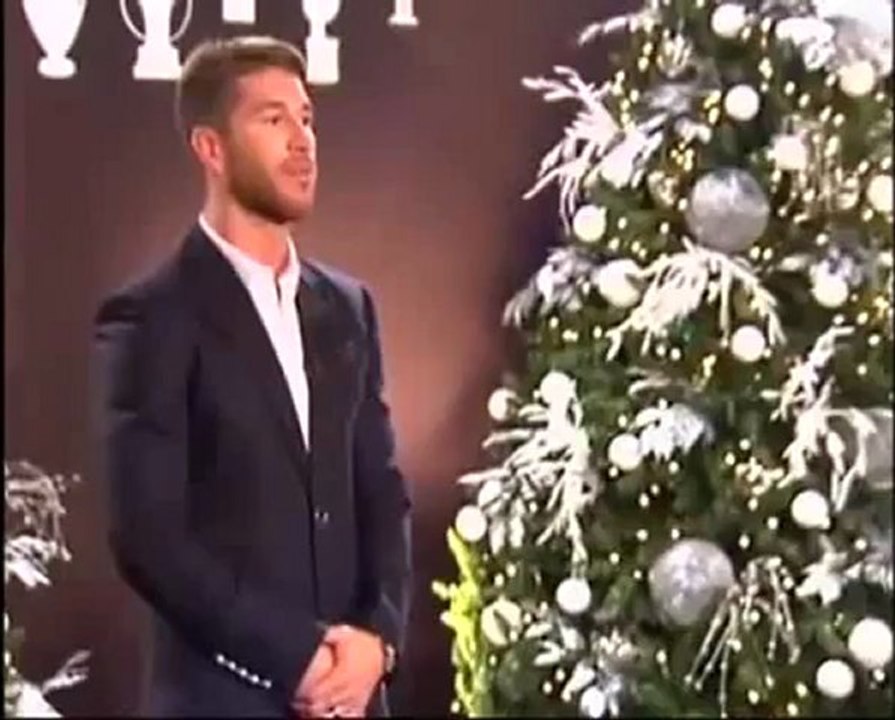 Sergio Ramos wishes Merry Christmas 2012   Mensaje Sergio Ramos Navidad