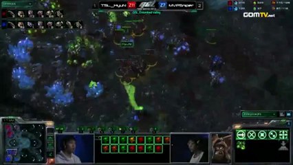 2012 GSL S5 CodeS Final TSL_HyuN[Z] VS MVP_Sniper[Z] Set4