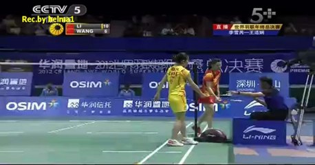 BWF Superseries Finals 2012 ~ WSF ~ Li Xuerui  vs Wang Shixian ~ Part 1