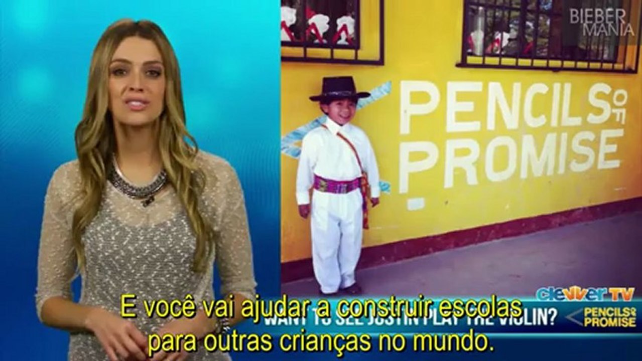 Justin Bieber Interview - Future Violinist - ClevverTV - LEGENDADO