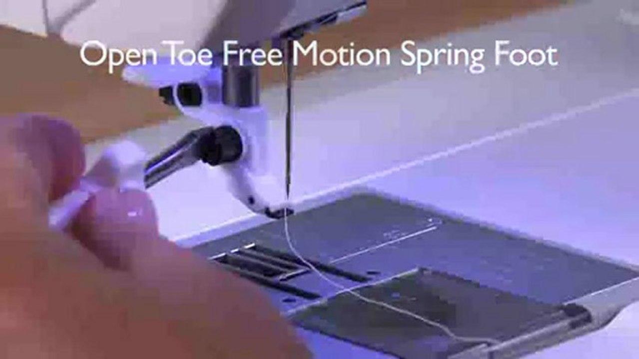 Pied de biche piquetis à ressort Husqvarna Viking référence 413037646