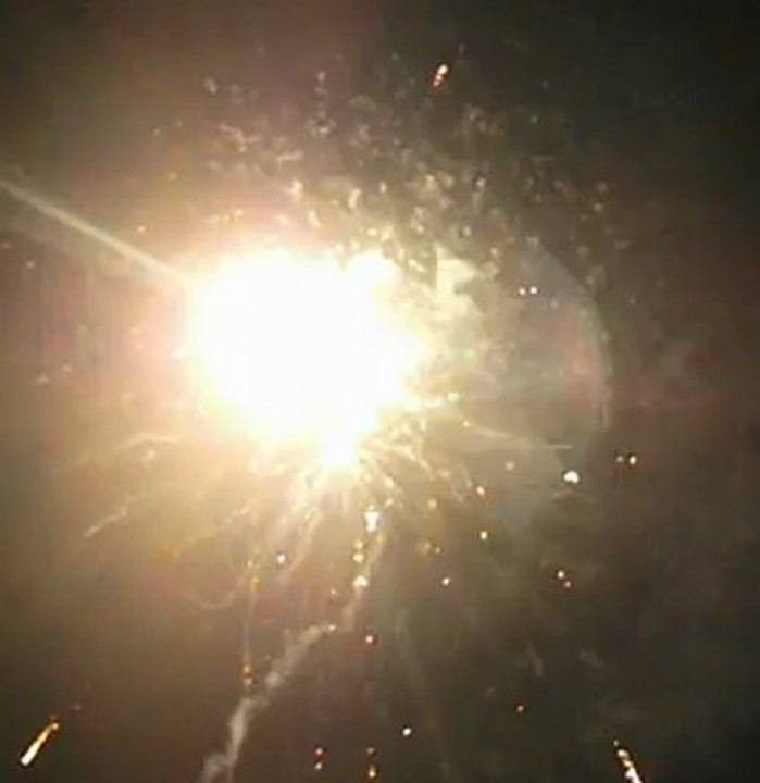 Vezirhan'da havai fişek gösterisi