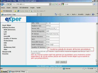 Exper ECM-01 Adsl Modem Kurulumu
