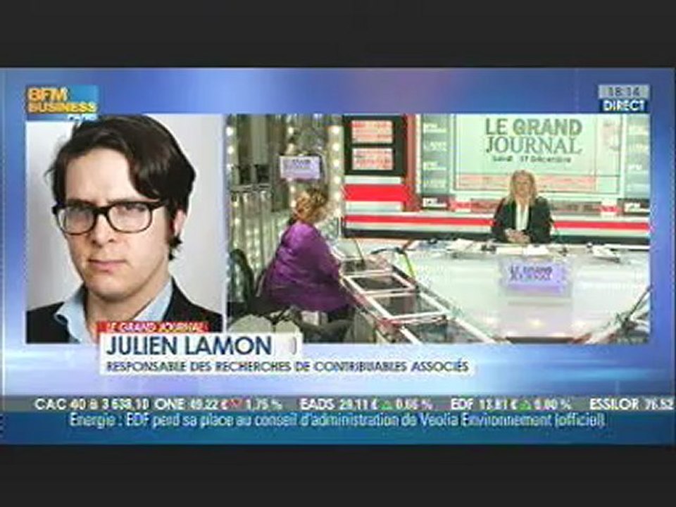 BFM Business TV. Le grand Journal. Interview de Julien Lamon
