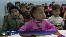 Turquie: une école de fortune pour les petits réfugiés syriens