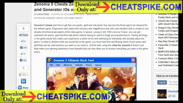 Zenonia 5 Hacks for unlimited Gold and Zen Points iOs - Elite Hack for Zenonia 5