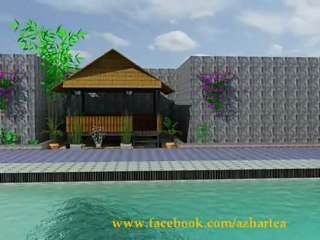 Sketchup 8 Pro + V-Ray : Swimming Pool Model