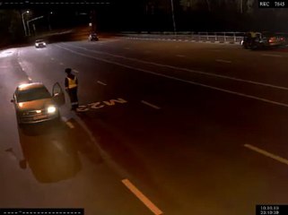 قطيع من الذئاب يهاجم شرطي في الطريق www.video.fr.mu