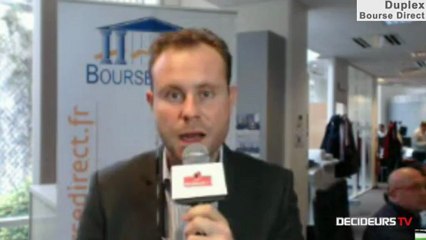 18/12 : Les Experts de Bourse Direct dans l'émission "Duplex Bourse" sur Décideurs TV
