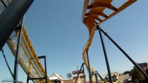 Batman The Ride On-ride Front Seat (HD POV) Six Flags Over Texas