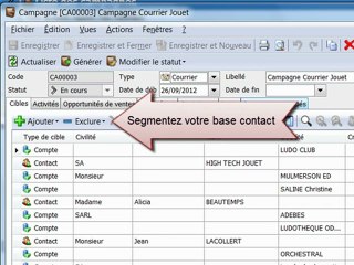 Créer une campagne marketing avec EBP CRM PRO Open Line™