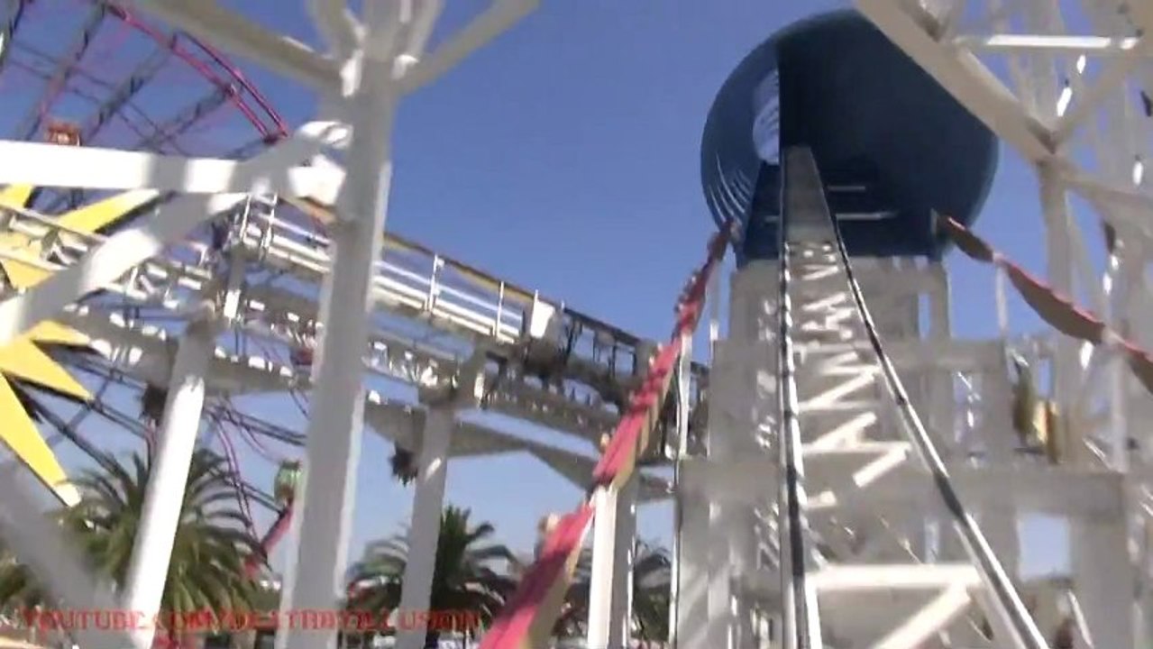 California Screamin On-ride Backwards (HD POV) California Adventure