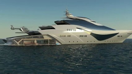 (My Dream Yacht) Luxurious yacht PROJECT MAGNITUDE by Opalinski designs - YouTube