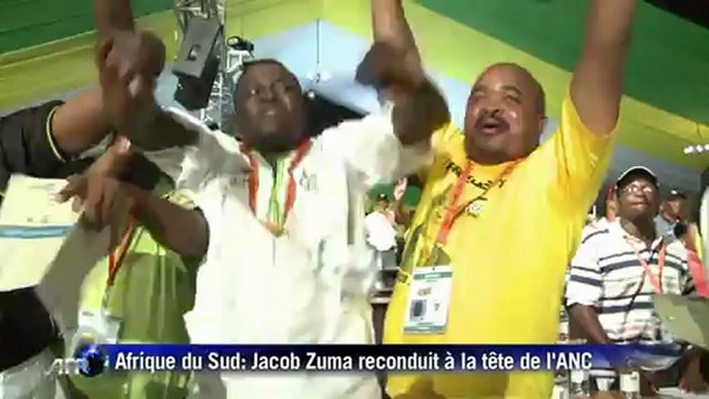 Afrique du Sud: Zuma reconduit à la tête de l'ANC